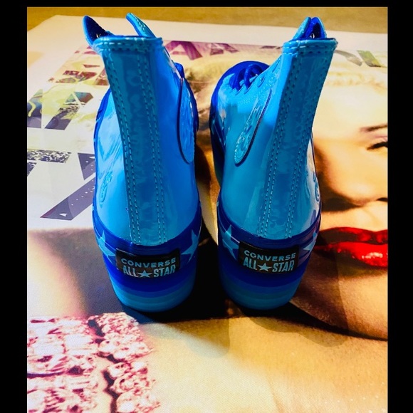 Converse Blue Platform Shoes - Picture 11 of 11